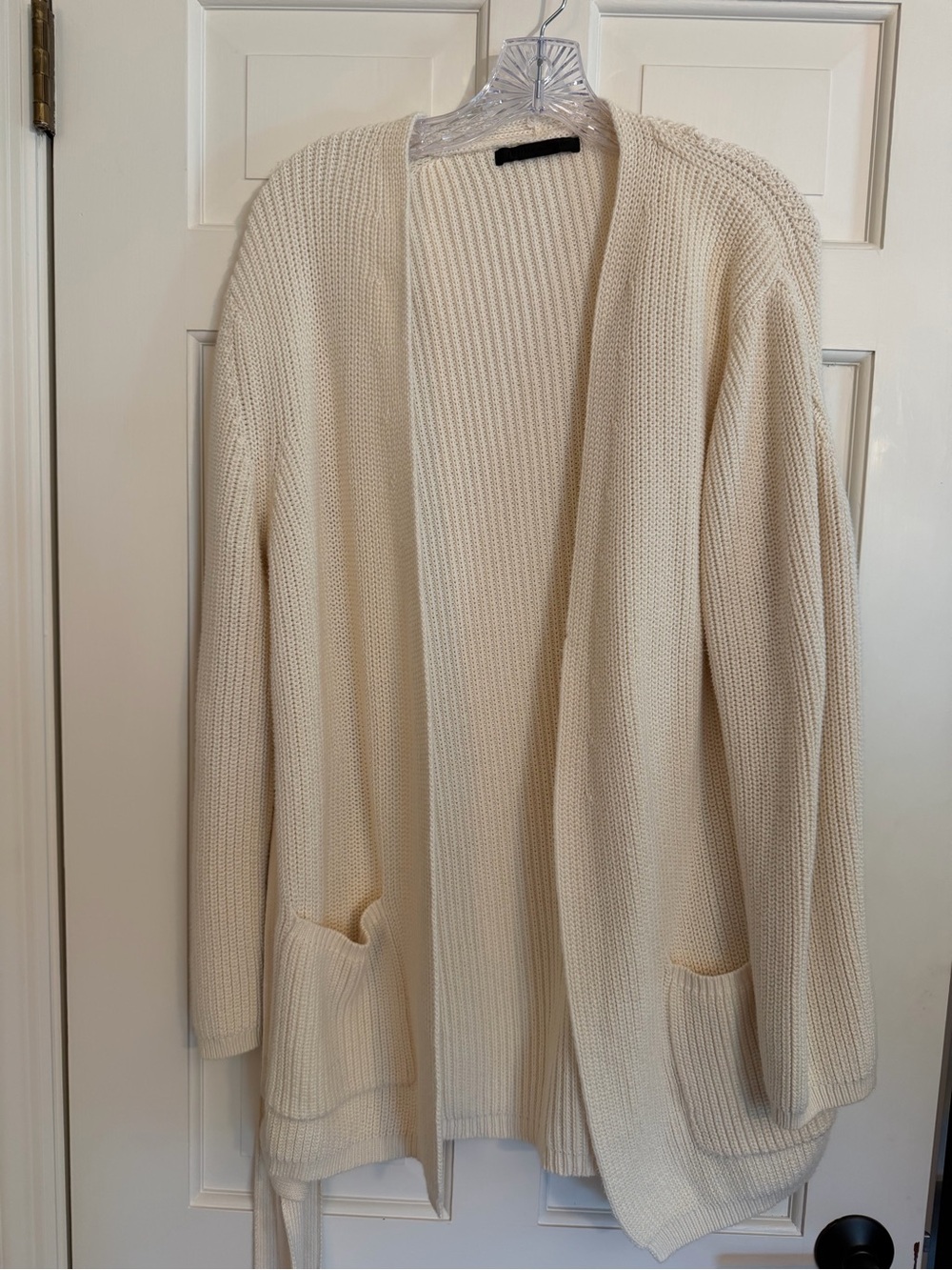 Jenni Kayne Knit Cardigan Cream NWOT Size Extra SMall